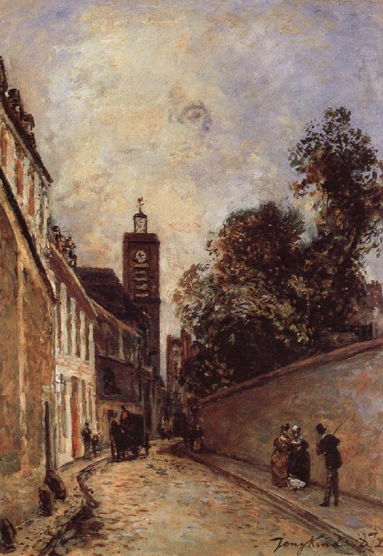 Rue de L-Abbe-de l-Epee and Church, Johan Barthold Jongkind